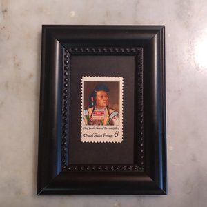 Framed Stamp Art -  Chief Joseph
